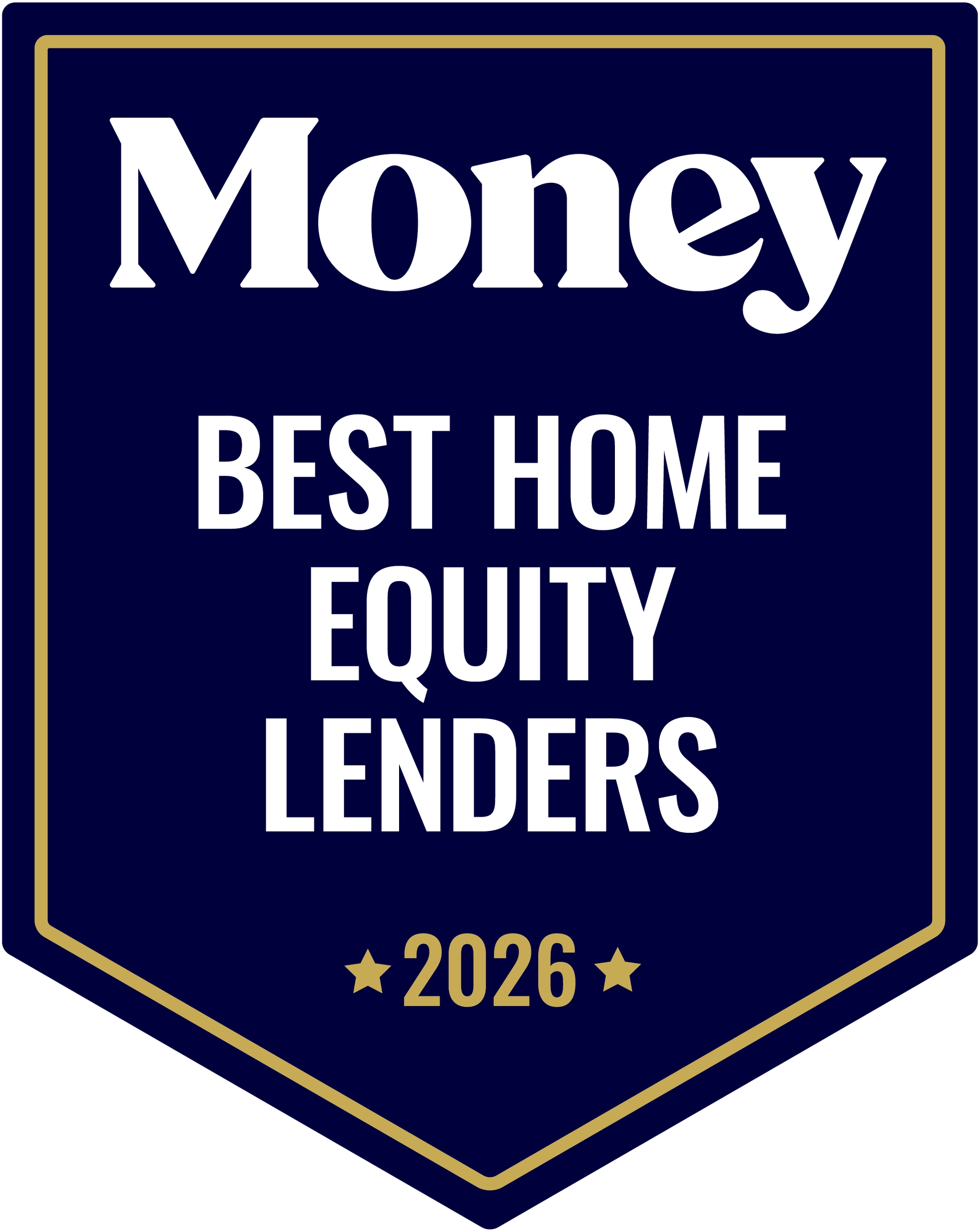 Money Best Home Equity Lenders 2026 badge awarded to the lending platform partner